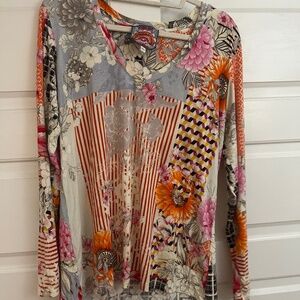 Johnny Was long-sleeved top